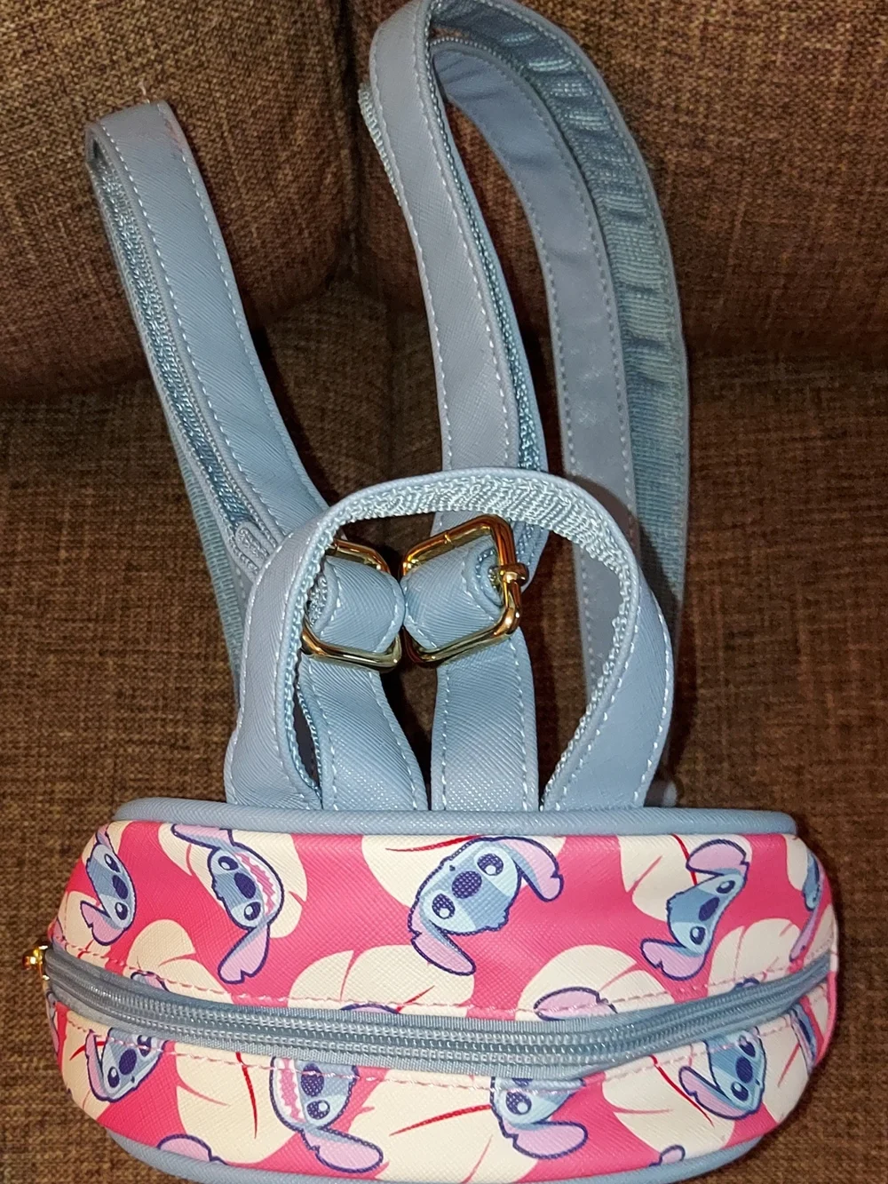 Kid's Mini Disney Purple & Blue Stitch Backpack